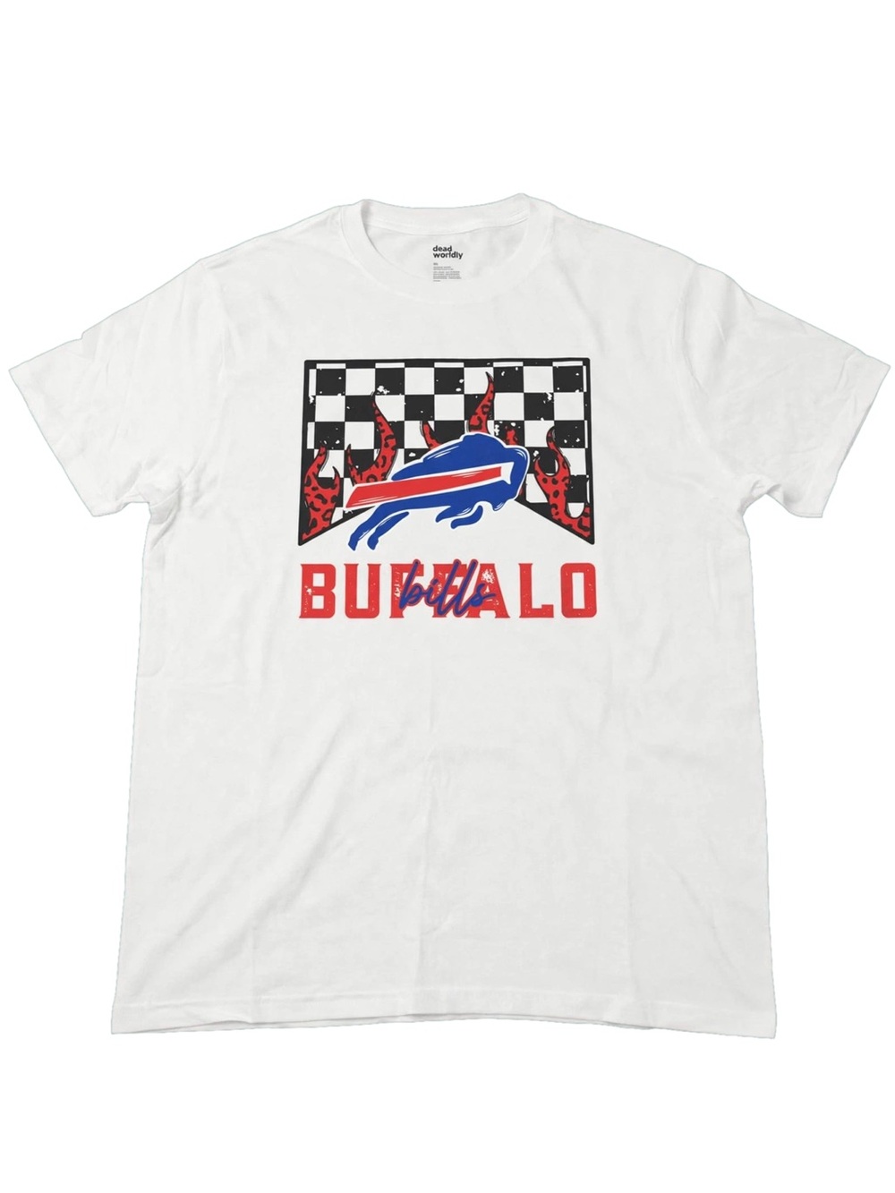 White Buffalo Bills Graphic Short Sleeve Tee